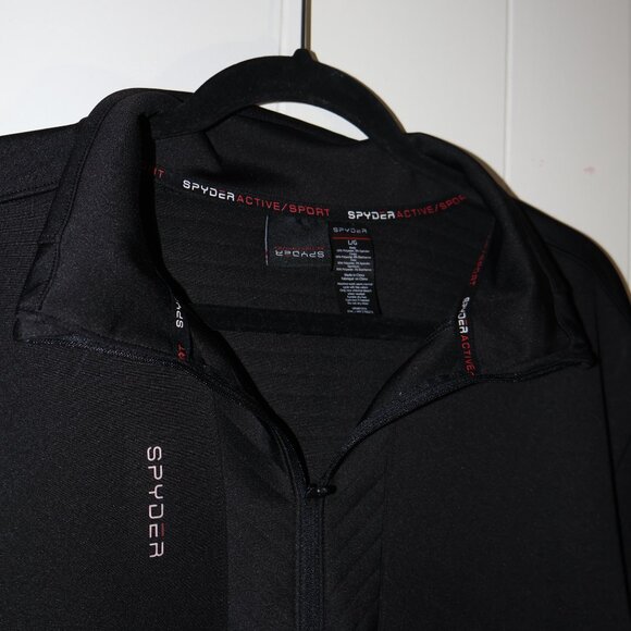 Spyder Active Sport 1/4 Zip Performance Pullover Men’s Size L - Picture 3 of 5